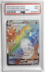 V1048: 2020: FA/CHARIZARD VMAX: 074/073: CHAMPION'S PATH-SECRET: PSA 9: MINT: 87502241